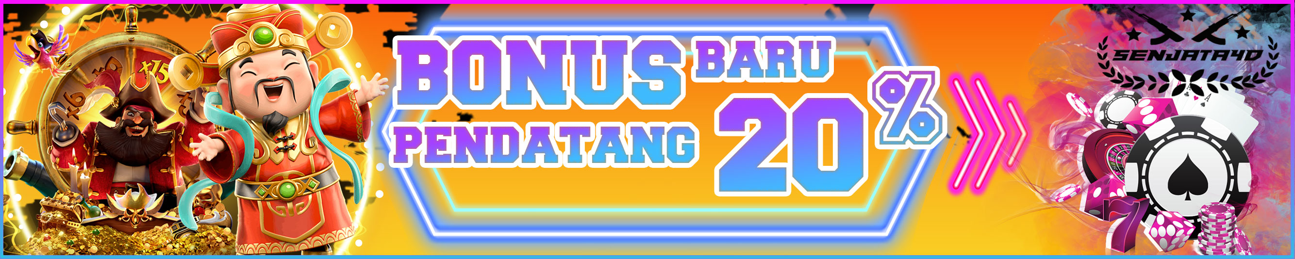 Bonus Member Baru 20 % Senjata4d